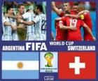 Arjantin - İsviçre, sekizinci finallerinde, Brezilya 2014